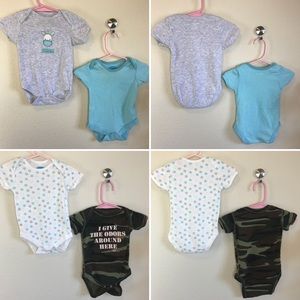 Boy: Bundle Deal!! 4 Onesies!